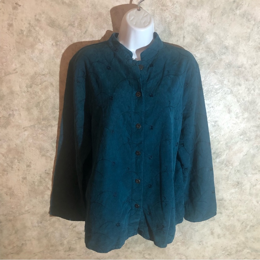 Rustic Outfitters Corduroy Long Sleeve Blouse